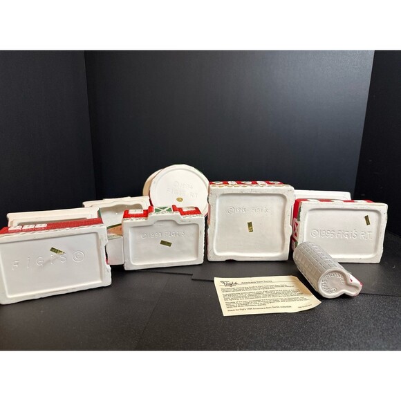 Figis Americana Barn Series 5pc Set 1992–1996 w/ Insert - Picture 10 of 10